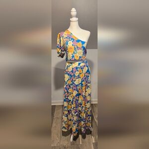 Floral 2 piece skirt set